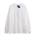 NOAH BWCJ Loose Small Cross Logo Couple Cotton Long Sleeve Base Tee