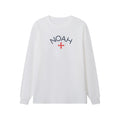 NOAH MARS Men First Gen Cross Crew Neck Long Sleeve Base Tee