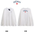 NOAH BWCJ Cross Print Heavy Cotton Unisex Long Sleeve Tee