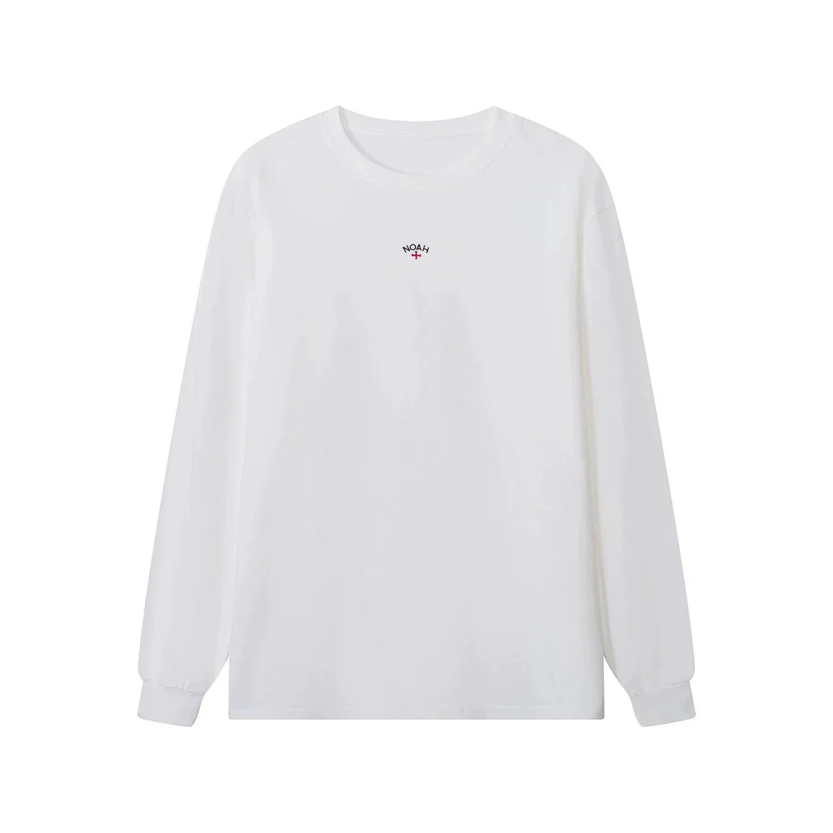 NOAH MARS Men Long Sleeve Tee Chest Embroidered Cross Small Tag American Casual