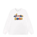 NOAH Loose Cartoon Logo Couple Pure Cotton Long Sleeve Base T-shirt