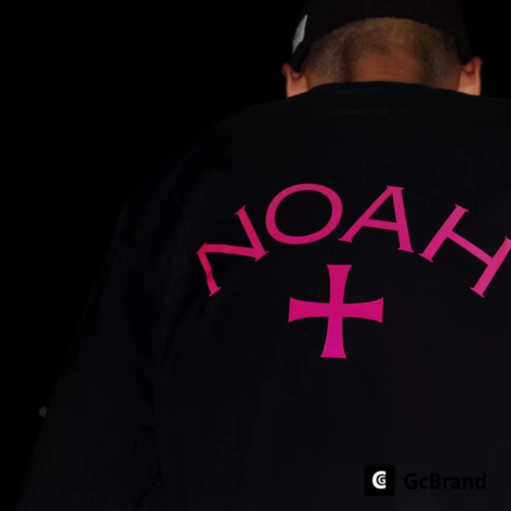 NOAH BWCJ Loose Cross Couple Heavy Cotton Long Sleeve Base Shirt