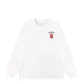 NOAH Cola Logo Pure Cotton Unisex Long Sleeve Tee Autumn