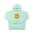 Drew House Smiley Face Pullover Hoodie, Mint Green