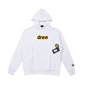 Drew House Logo Pullover Hoodie, White