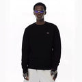 NOAH MARS Loose Crew Sweatshirt Left Chest Cross Embroidery